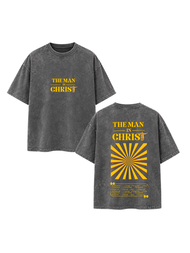 The Man In Christ Acid Wash Shirt thumbnail 2
