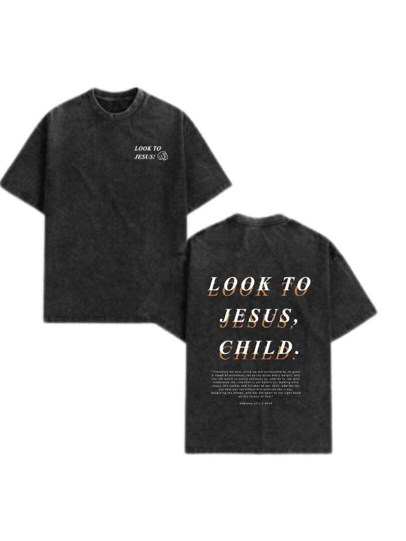 Look to Jesus Acid Wash image
