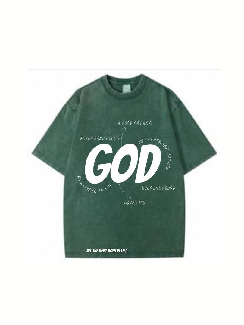 The God shirt - Acid Wash. thumbnail 3