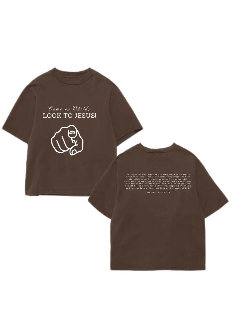 Look To Jesus Box shirt. image